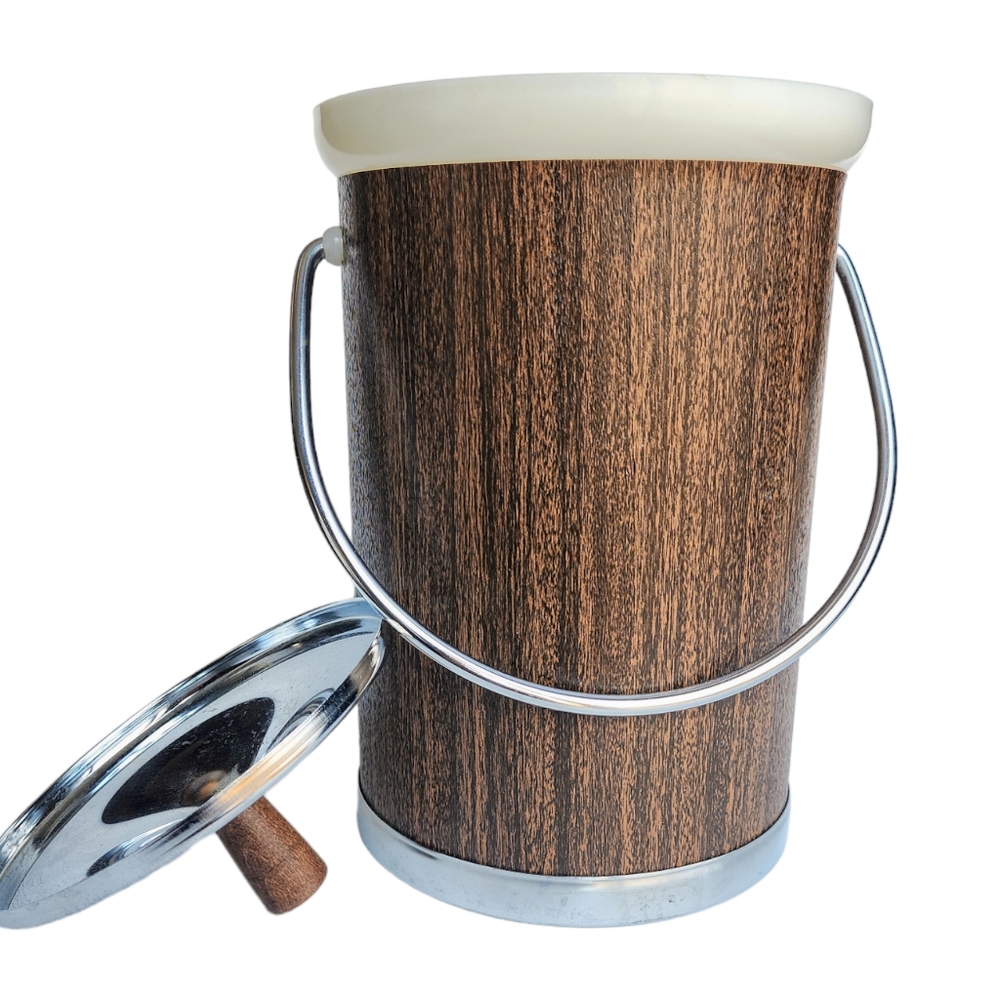 Vintage Kromex Wine Bottle Ice Bucket: Retro Chic Entertaining